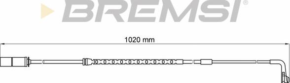 Bremsi WI0639 - Senzor de avertizare,uzura placute de frana - allinparts.ro