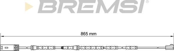 Bremsi WI0675 - Senzor de avertizare,uzura placute de frana - allinparts.ro
