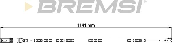 Bremsi WI0676 - Senzor de avertizare,uzura placute de frana - allinparts.ro
