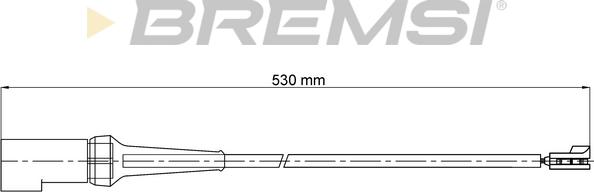 Bremsi WI0798 - Senzor de avertizare,uzura placute de frana - allinparts.ro