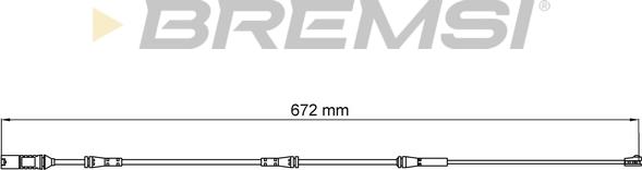 Bremsi WI0751 - Senzor de avertizare,uzura placute de frana - allinparts.ro