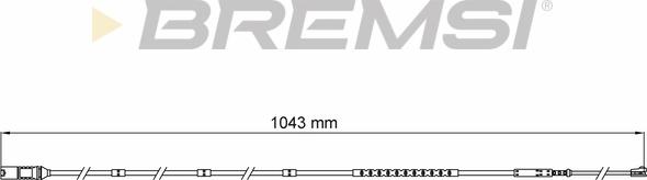 Bremsi WI0752 - Senzor de avertizare,uzura placute de frana - allinparts.ro