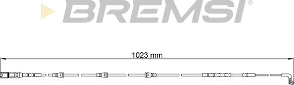 Bremsi WI0718 - Senzor de avertizare,uzura placute de frana - allinparts.ro