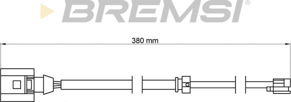 Bremsi WI0712 - Senzor de avertizare,uzura placute de frana - allinparts.ro