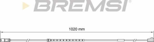 Bremsi WI0788 - Senzor de avertizare,uzura placute de frana - allinparts.ro