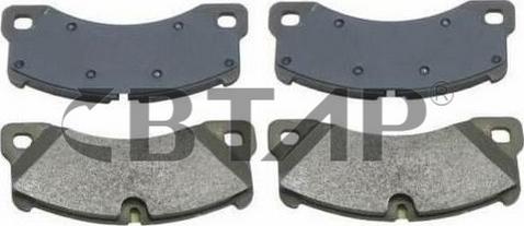BTAP BVC206-011 - Set placute frana,frana disc - allinparts.ro