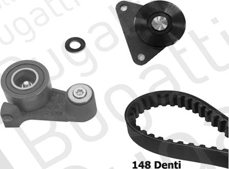 BUGATTI BKCD0401 - Set curea de distributie allinparts.ro