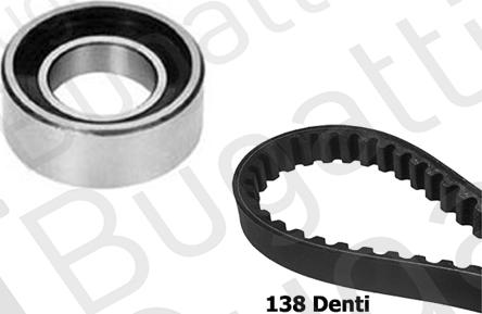 BUGATTI BKCD0072 - Set curea de distributie allinparts.ro