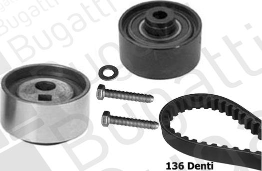 BUGATTI BKCD0102 - Set curea de distributie allinparts.ro
