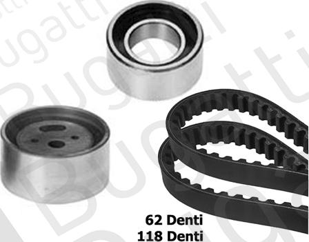 BUGATTI BKCD0117 - Set curea de distributie allinparts.ro