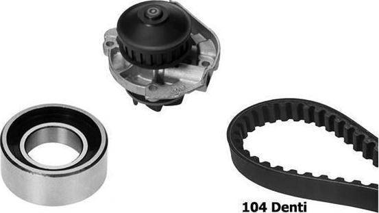 BUGATTI KBU5945C - Set pompa apa + curea dintata - allinparts.ro