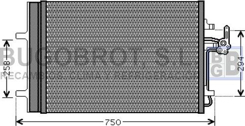BUGOBROT 62-FD5427 - Condensator, climatizare - allinparts.ro