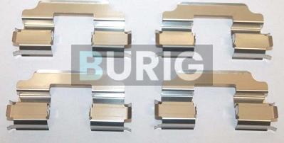 Burig B06C0116 - Set accesorii, placute frana allinparts.ro