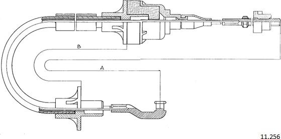Cabor 11.256 - Cablu ambreiaj - allinparts.ro