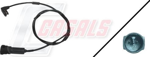 Casals 50049 - Senzor de avertizare,uzura placute de frana - allinparts.ro