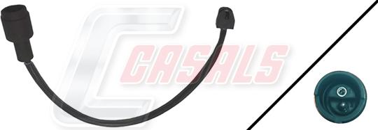 Casals 50059 - Senzor de avertizare,uzura placute de frana - allinparts.ro