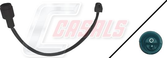 Casals 50058 - Senzor de avertizare,uzura placute de frana - allinparts.ro