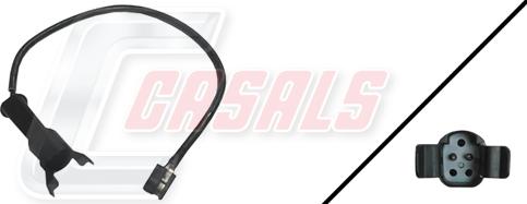 Casals 50065 - Senzor de avertizare,uzura placute de frana - allinparts.ro
