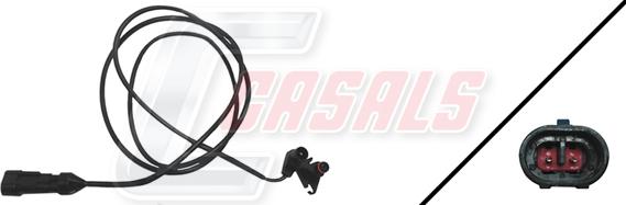 Casals 50014 - Senzor de avertizare,uzura placute de frana - allinparts.ro