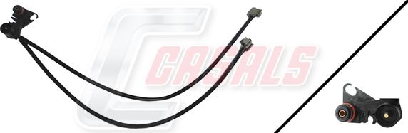 Casals 50015 - Senzor de avertizare,uzura placute de frana allinparts.ro