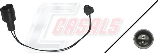 Casals 50018 - Senzor de avertizare,uzura placute de frana allinparts.ro