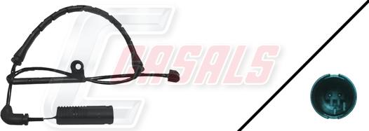 Casals 50077 - Senzor de avertizare,uzura placute de frana - allinparts.ro