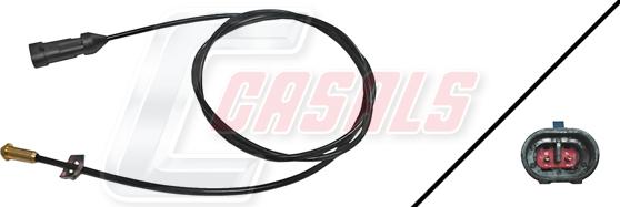 Casals 50145 - Senzor de avertizare,uzura placute de frana - allinparts.ro