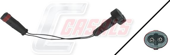 Casals 50163 - Senzor de avertizare,uzura placute de frana allinparts.ro
