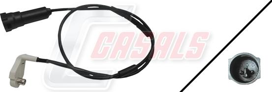 Casals 50184 - Senzor de avertizare,uzura placute de frana - allinparts.ro