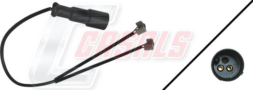 Casals 50122 - Senzor de avertizare,uzura placute de frana allinparts.ro