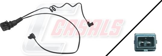 Casals 50231 - Senzor de avertizare,uzura placute de frana - allinparts.ro