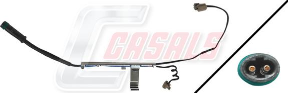 Casals 50238 - Senzor de avertizare,uzura placute de frana - allinparts.ro