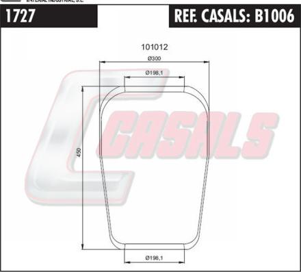 Casals B1006 - Burduf, suspensie pneumatica allinparts.ro