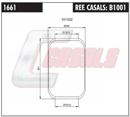 Casals B1001 - Burduf, suspensie pneumatica allinparts.ro