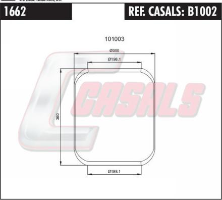 Casals B1002 - Burduf, suspensie pneumatica allinparts.ro