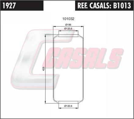 Casals B1013 - Burduf, suspensie pneumatica allinparts.ro
