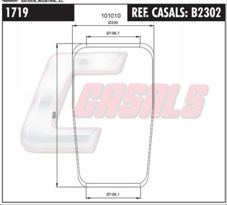Casals B2302 - Burduf, suspensie pneumatica allinparts.ro