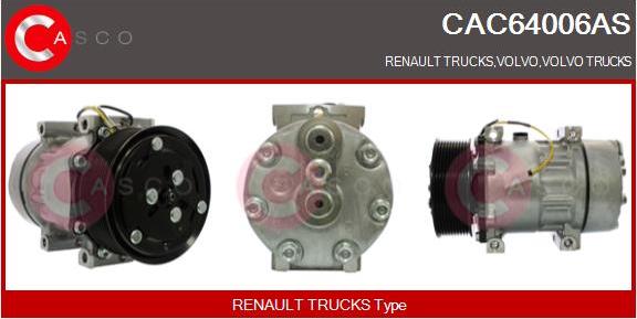 Casco CAC64006AS - Compresor, climatizare allinparts.ro