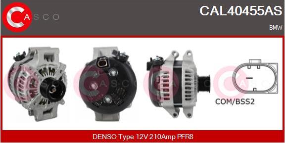Casco CAL40455AS - Generator / Alternator - allinparts.ro