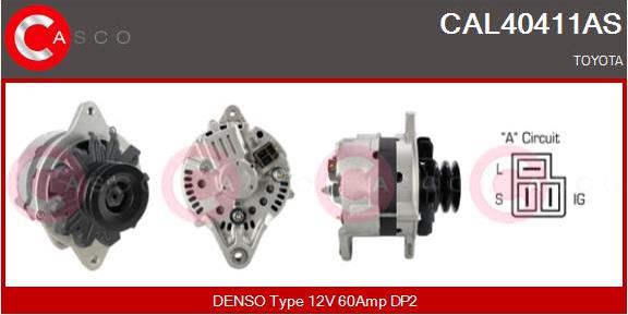 Casco CAL40411AS - Generator / Alternator allinparts.ro