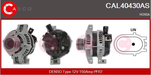 Casco CAL40430AS - Generator / Alternator - allinparts.ro