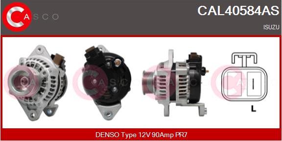 Casco CAL40584AS - Generator / Alternator - allinparts.ro