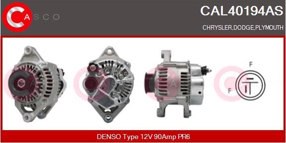 Casco CAL40194AS - Generator / Alternator allinparts.ro
