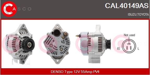 Casco CAL40149AS - Generator / Alternator allinparts.ro