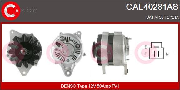 Casco CAL40281AS - Generator / Alternator - allinparts.ro