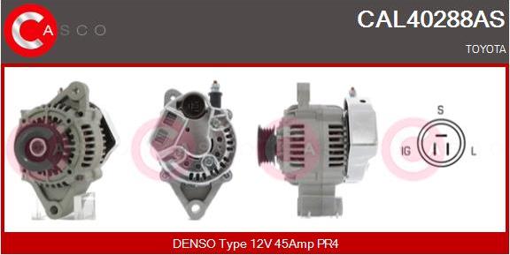 Casco CAL40288AS - Generator / Alternator allinparts.ro