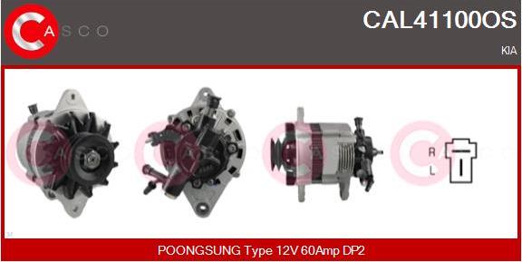 Casco CAL41100OS - Generator / Alternator allinparts.ro