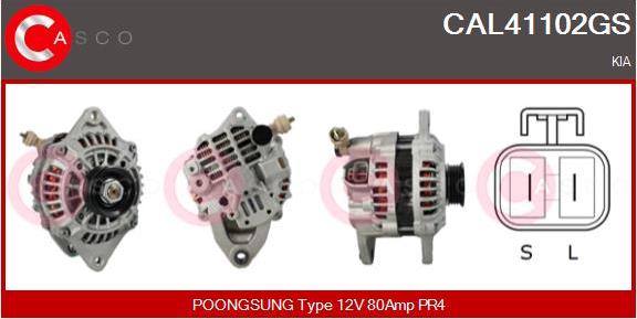 Casco CAL41102GS - Generator / Alternator allinparts.ro
