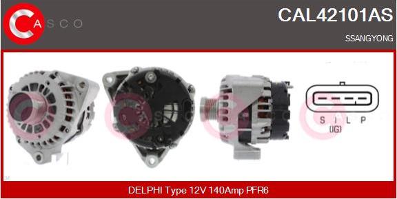 Casco CAL42101AS - Generator / Alternator allinparts.ro