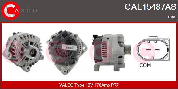 Casco CAL15487AS - Generator / Alternator - allinparts.ro